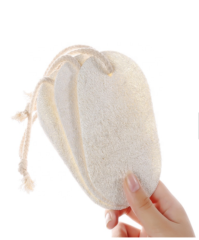 Natural Loofah Bath Sponge - 6" Pure Body Exfoliation -  ITEM CODE: 660457595513-0
